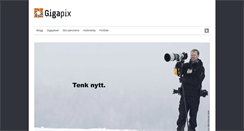 Desktop Screenshot of gigapix.no