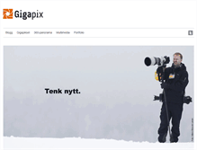 Tablet Screenshot of gigapix.no